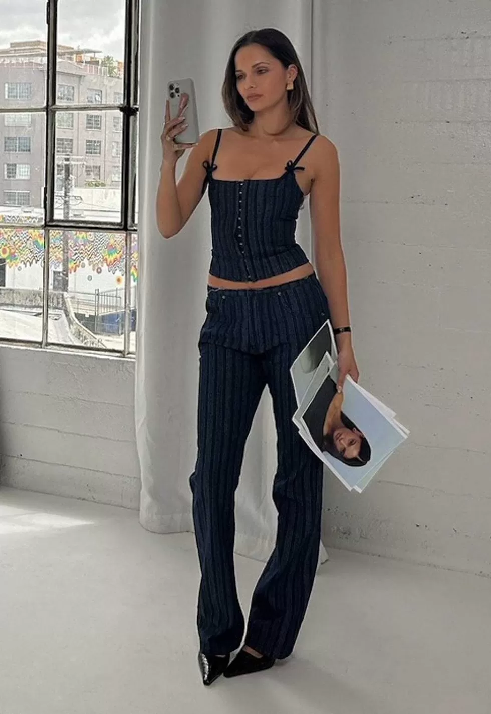 Lioness Charismatic Denim Corset Best Sale