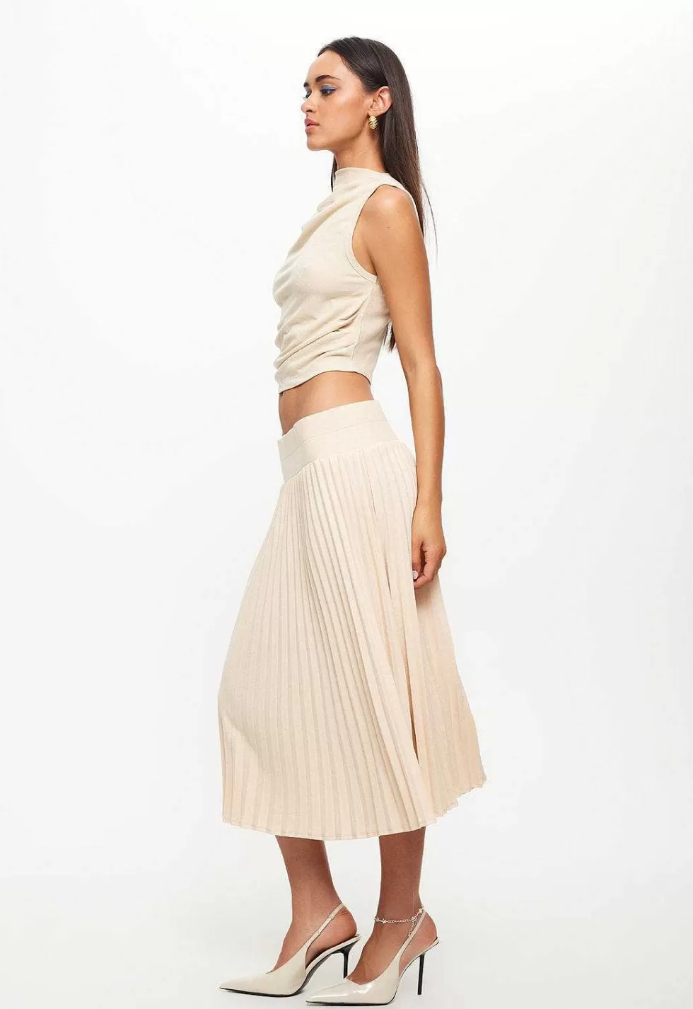 Lioness Sydney Pleat Skirt Hot